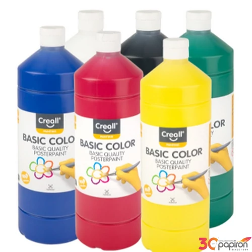 Tempera készlet 6x500ml vegyes iskolai művészeti foglalkozásokhoz