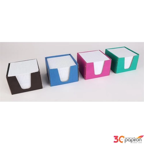 Tépőtömb 10x10cm kockatömb adagolóval kockás 