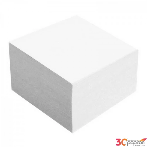 Tépőtömb 10x10x5cm kockatömb, ragasztott fehér Bluering