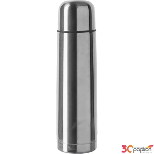Kulacs termosz duplafalú Duplafalú 500ml-es acél termosz, ezüst Gravírozható! 4617-32CD