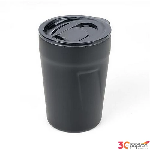 Termoszbögre 300ml rozsdamentes acé TROIKA Cup-uccino  fekete