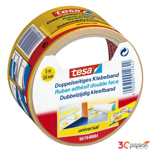 Ragasztó kétoldalú 50mmx5m C TESA Universal 56170 TESA minőségi ragasztó