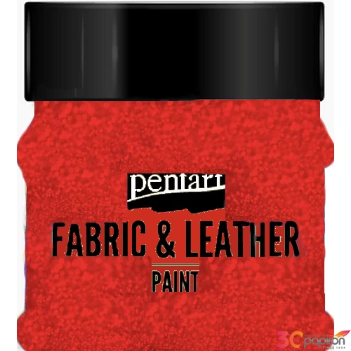 Textil és bőrfesték 50ml Pentart csillogó piros