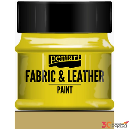 Textil és bőrfesték 50ml Pentart világosbarna