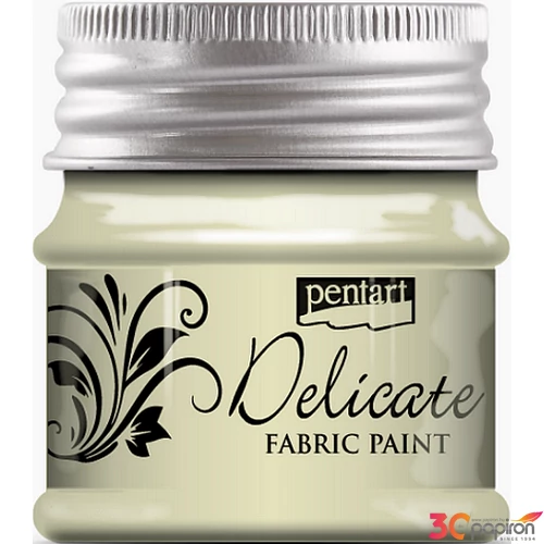 Dekor Textilfesték Delicate 50 Pentart fehérarany