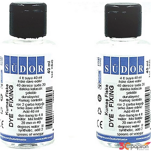 Textilfesték fixáló folyadék 40ml, Südor