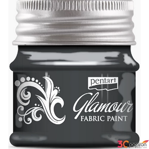 Textilfesték glamour 50ml Pentart 50ml óezüst