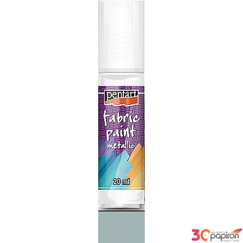 Textilfesték metál 20ml Pentart ezüst