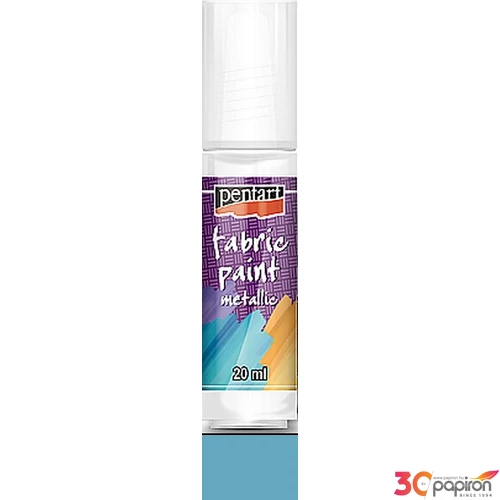 Textilfesték metál 20ml Pentart kék