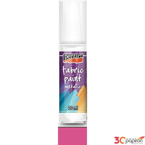 Textilfesték metál 20ml Pentart pink