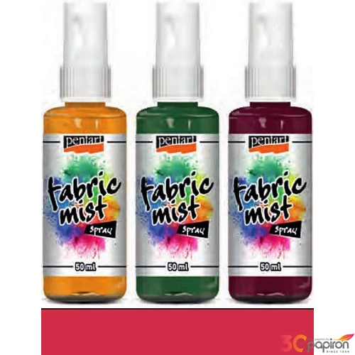 Textilfesték spray 50ml Pentart piros