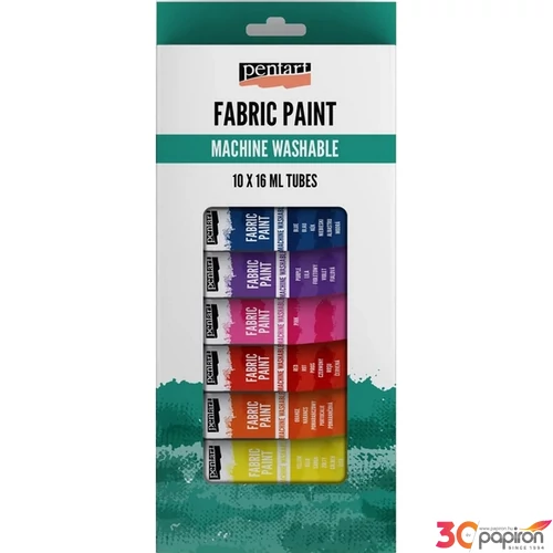 Textilfesték szett 10 x 16 ml tubusos