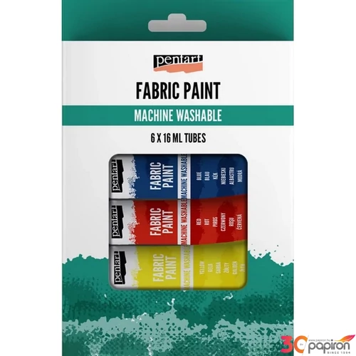 Textilfesték szett 6 x 16 ml tubusos