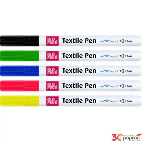 Textilfilc BRUNNEN 5db-os BASIC  (1-2mm) kerekített végű  21924409