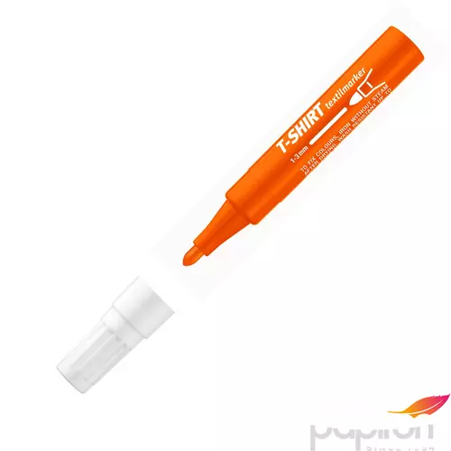 Textilmarker T-SHIRT ICO fluor narancs 35 textilfilc - kreatív termék