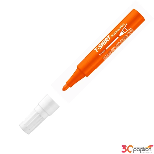 Textilmarker T-SHIRT ICO fluor narancs 35 textilfilc - kreatív termék