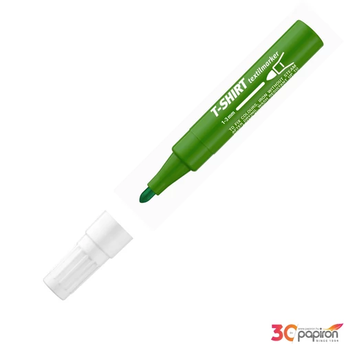 Textilmarker T-SHIRT ICO zöld 40 textilfilc - kreatív termék