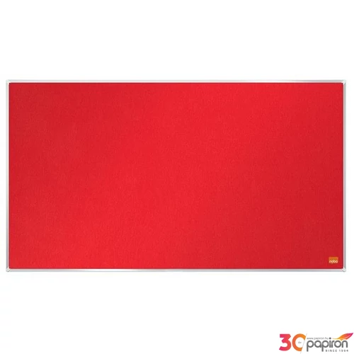 Textiltábla széles képarány 40 /89x50cm alumínium keret NOBO ImpressionPro piros