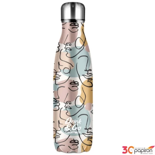 Thermo kulacs Art Deco 500ml , rozsdamentes acél,duplafalú