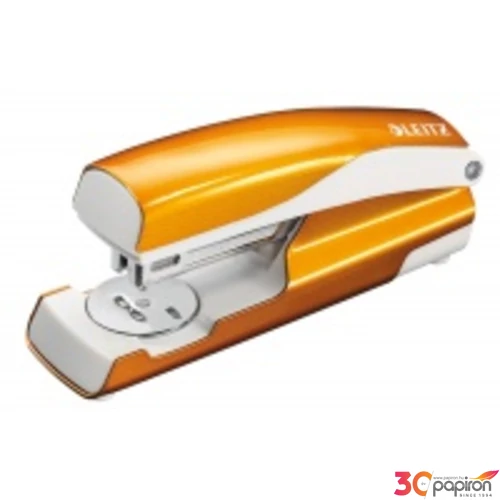 Tűzőgép Leitz Nexxt 5502 WOW 24/6, 26/6, 30 lap, metálfényű fekete Leitz 1db rendelési egység ár 1db-ra