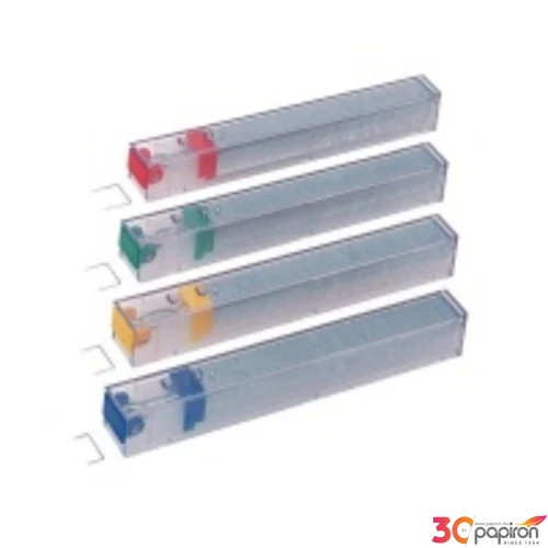 Tűzőkapocspatron Leitz K12 12mm, 80laphoz, piros Leitz 5x210db rendelési egység ár 1 dob