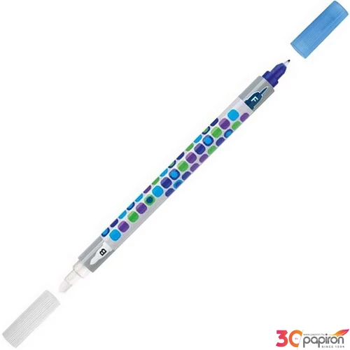Faber-Castell tintaradír 2végű - F kék tinta + B tintaradír ink eraser correction tip 185560