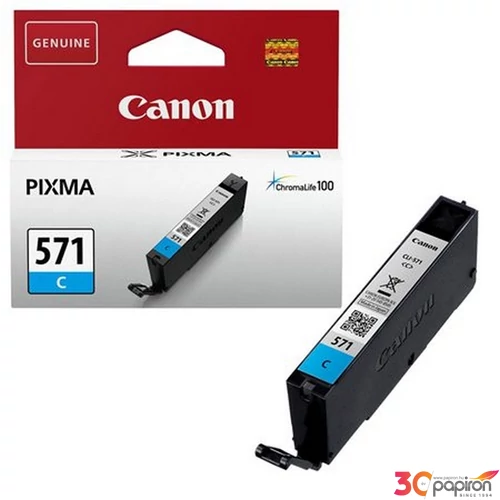 Tintapatron Canon CLI-571C színes, kék, 7ml Pixma MG5750,6850,7750 géphez