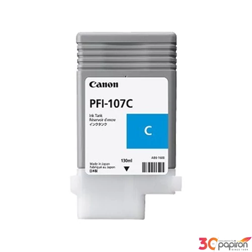 Tintapatron Canon PFI-107C színes, kék, 130ml iPF780,770 géphez