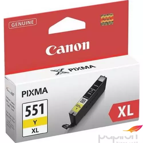 Tintapatron Canon Pixma CLI551XL Yellow/sárga 695oldal Canon