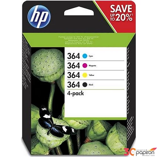 Tintapatron HP 364 multipack Photosmart C5380, C6380, D5460 b+c+m+y, 250+3*300 oldal