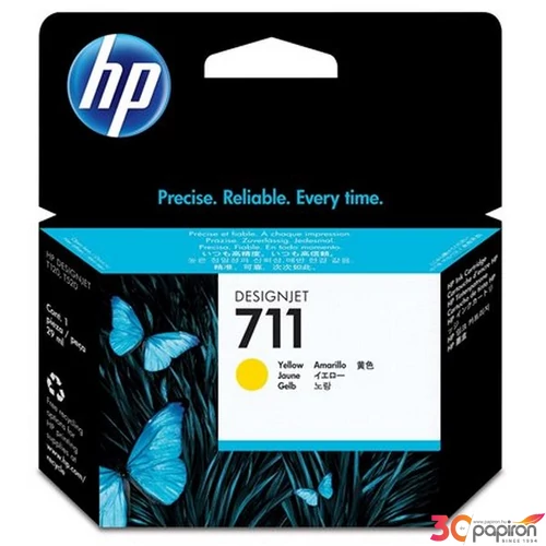 Tintapatron HP 711 sárga  