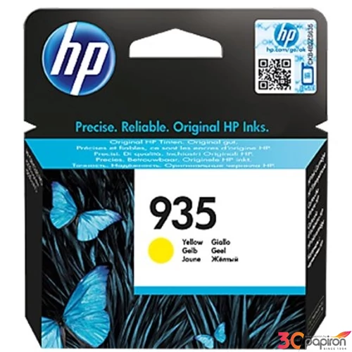 Tintapatron HP C2P22AE színes, 935 sárga, 400oldal OfficeJet Pro 6830 géphez