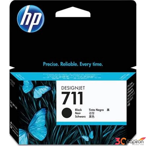 Tintapatron HP CZ129A No.711 fekete DesignJet T120,T520 nyomtatókhoz eredeti HP tintapatron 38ml