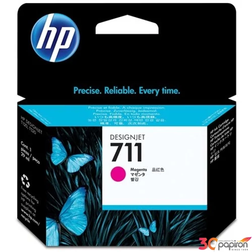 Tintapatron HP CZ131A No.711 vörös, DesignJet T120,T520 nyomtatókhoz 29ml eredeti HP tintapatron