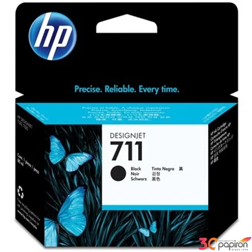 Tintapatron HP CZ133A No.711 fekete, DesignJet T120, T520 nyomtatókho 80ml eredeti HP tintapatron
