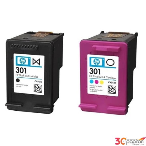Tintapatron HP N9J72AE multipack, 301 b+c+m+y pack DeskJet 2050 géphez