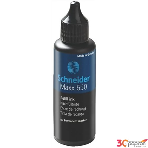 Marker utántöltő Schneider alkoholos Maxx 230,233, 280 50ml fekete Írószerek SCHNEIDER 165001