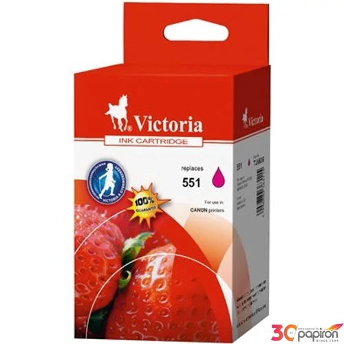 Tintapatron Victoria 551 színes, vörös, 11ml Pixma iP7250, MG5450 ,MG6350 géphez