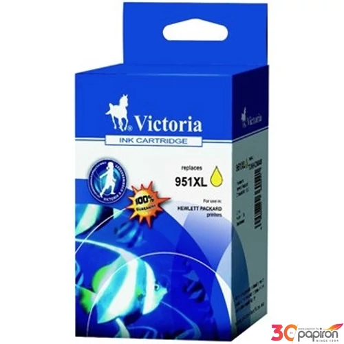 Tintapatron Victoria 951xl színes, sárga, 20ml OfficeJet Pro 8100 géphez