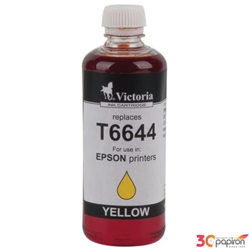Tintapatron Victoria T6644 sárga, 100ml L100, 200mfp géphez