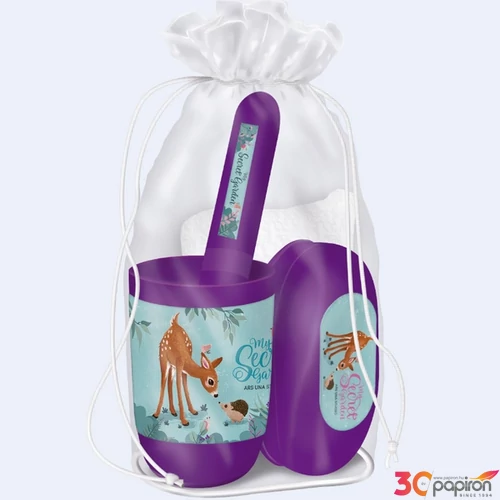Tisztasági csomag Ars Una 24'' My Secret Garden (5339) 24 őzike 52523397 4 részes alsós gyermekeknek isk