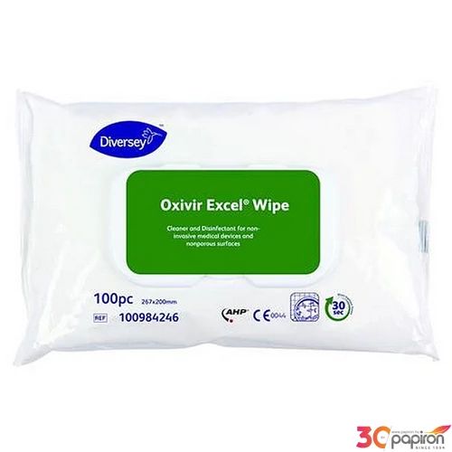 Tisztító- és fertőtlenítő kendő 100db OXIVIR