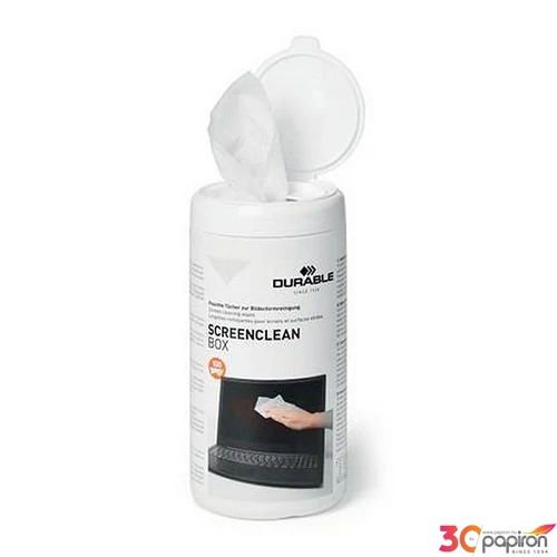 Tisztítókendő képernyőhöz DURABLE SCREENCLEAN BOX 100