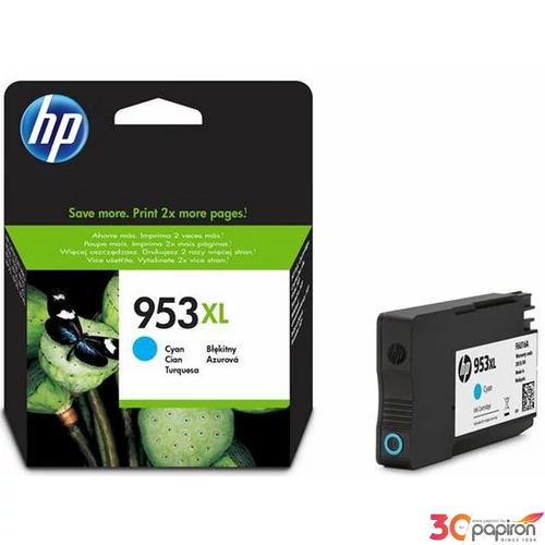 Tintapatron HP 953 XL Cyan Office Jet Pro 8210,8700-as sorozath 1,6k,kék