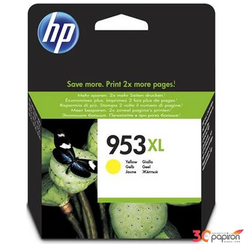 Tintapatron HP 953 XL Yellow Office Jet Pro 8210,8700-as sorozathoz 1,6k,sárga