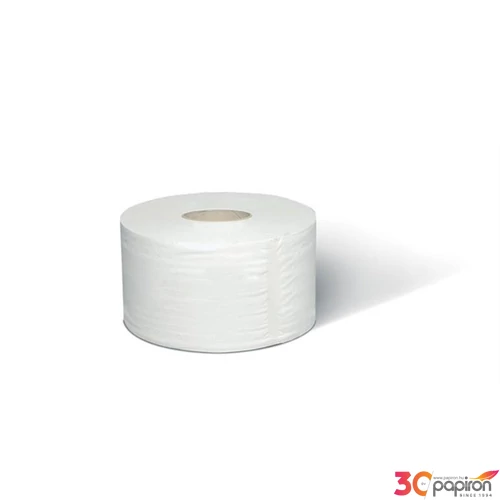 Toalettpapír 2rétegű Tork Mini 19cm átmérő törtfehér 1rétegű T2 rendszerhez 12tek/cs 120161