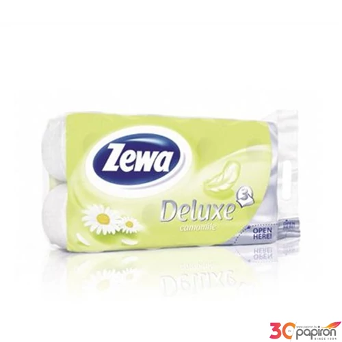 Toalettpapír Zewa Deluxe kamillás, 8tek/csom 3 rétegű