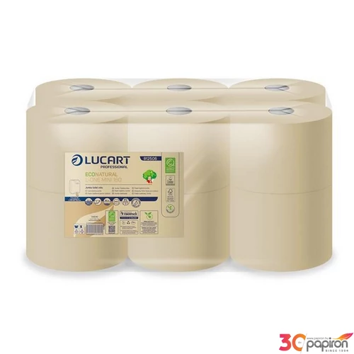 Toalettpapír 2 2 rétegű 180 m LUCART EcoNatura L-One mini 180