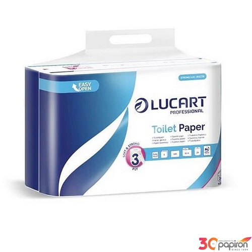 Toalettpapír 3 2 rétegű kistekercses 24 tekercs LUCART Cash and Carry Strong