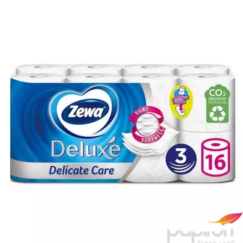 Toalettpapír 3 rétegű 100% cellulóz 16 tekercs/csomag Delicate Care Deluxe Zewa
